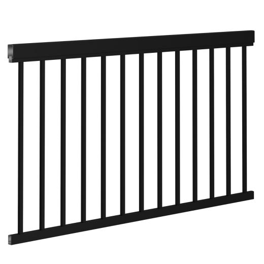 Entourage Straight Railing 36" x 59"