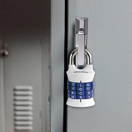 Set Your Own Combination Backpack Lock Assorted Colors