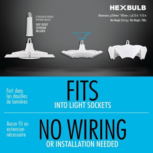 BELL + HOWELL Hex Bulb