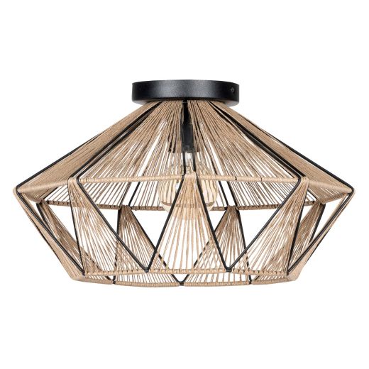 Adwickle 17.5" Black Dual Mount Pendant Light