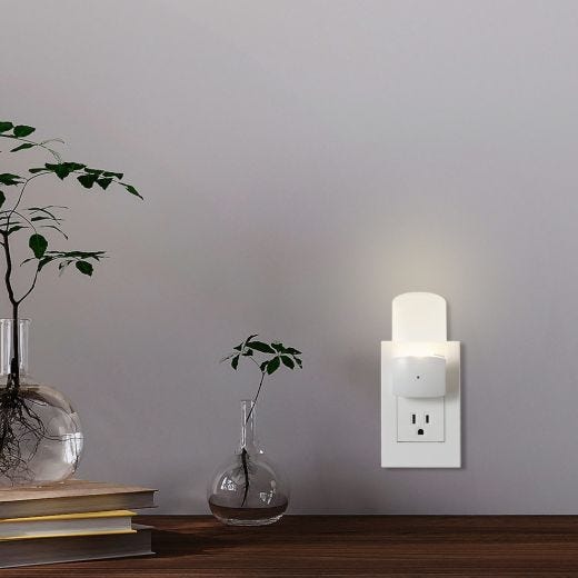 LED Plug-In Automatic Night Light, 3000K