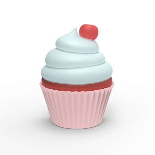 LED Plug-In Automatic Cupcake Night Light, 3000K