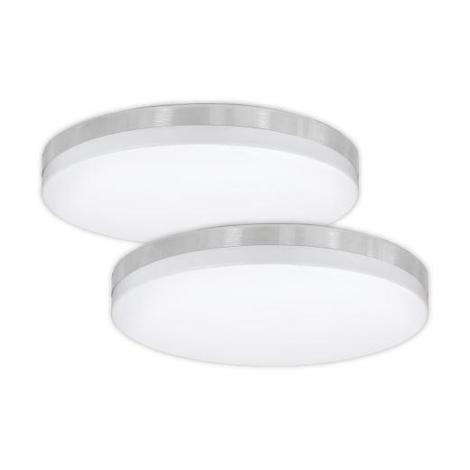 LED Ceiling Fixture 11" 12W/3000K Valerio 2/Pack