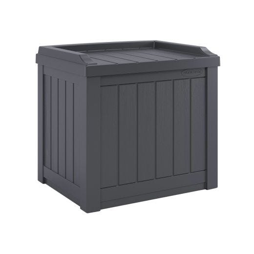 Coffre de terrasse avec siège 22 gal - cyberspace