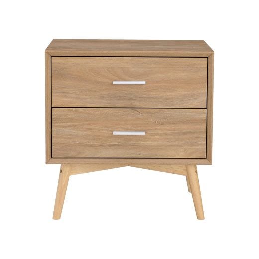 Night Stand With Two Drawers