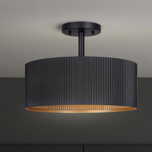 REXTON Matte Black Ceiling Light