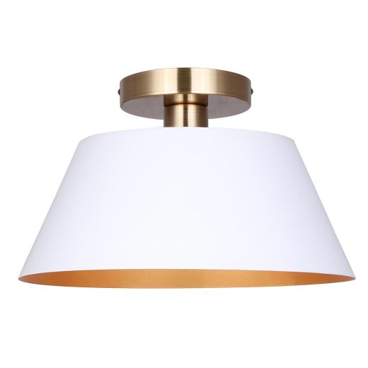 DAXTON Matte White/Gold Ceiling Light