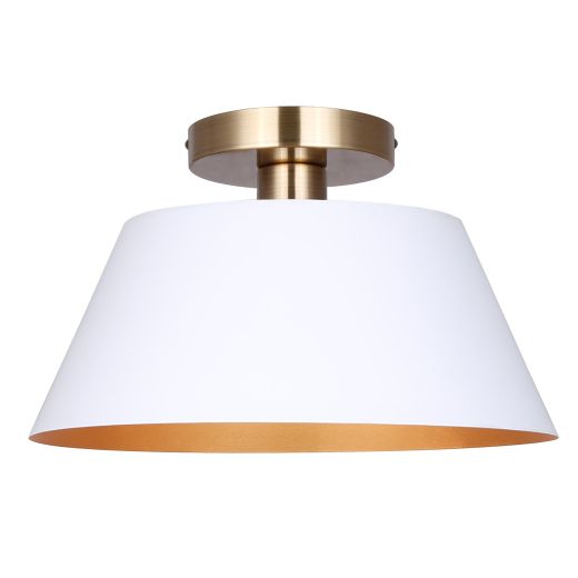 DAXTON Matte White/Gold Ceiling Light