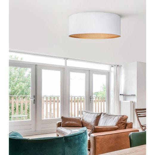 REXTON Plafonnier Blanc Mat