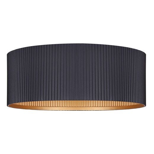 REXTON Matte Black Flushmount Light