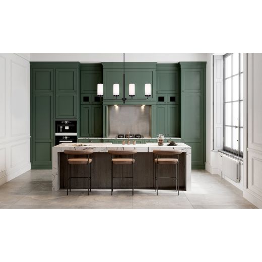 MALLOY Matte Black Chandelier