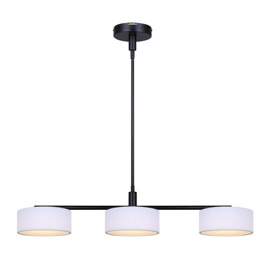 Carmynn 3 Light Pendant - Matte Black