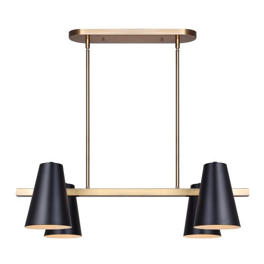 HARKEN Matte Black and Gold Pendant