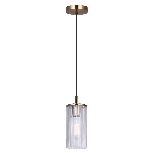 KINSLEA Flat Opal/Gold Pendant Light