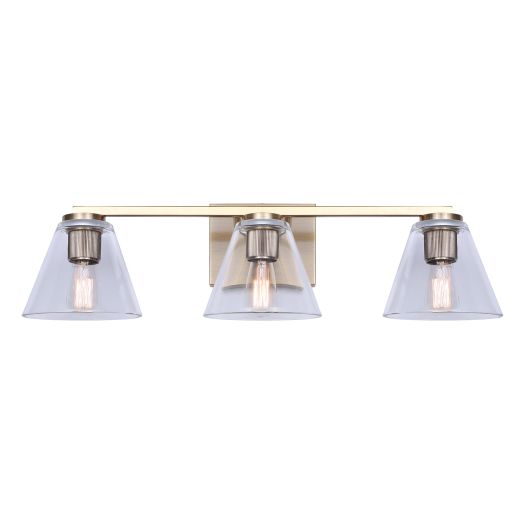 Berklie Gold 3 Light Vanity
