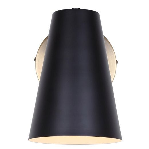 HARKEN Matte Black and Gold Wall Light