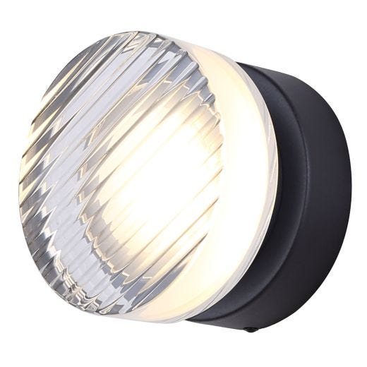 Benni Outdoor Light With Black Textured Shade