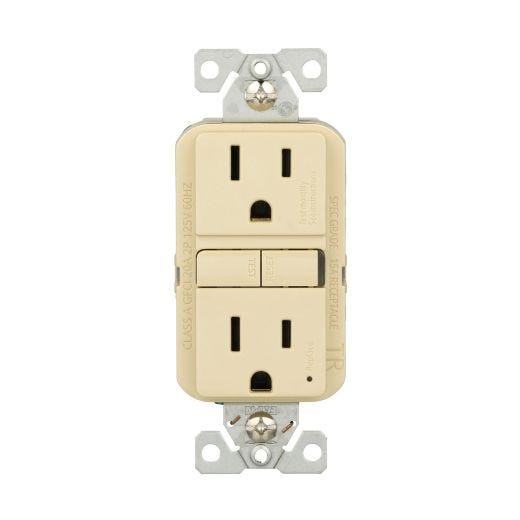 Tamper Resistant GFCI 15AMP