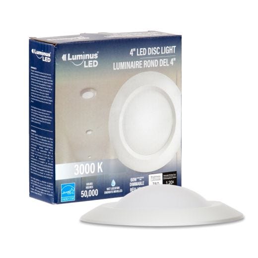 Luminus 4" 3000K LED Disc Light