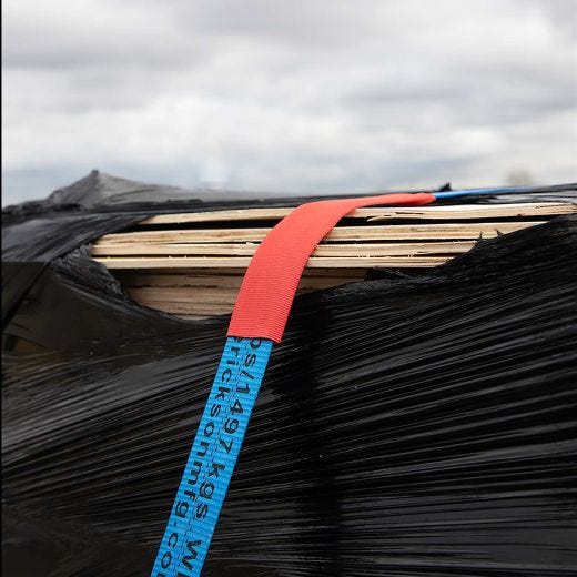 Sangle à cliquet 2" x 22’ – 10,000 lb avec usure coulissante