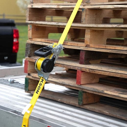 Sangle à cliquet rétractable 1.5" x 16’ – 5000 lb