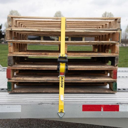 Sangle à cliquet rétractable 1.5" x 16’ – 5000 lb