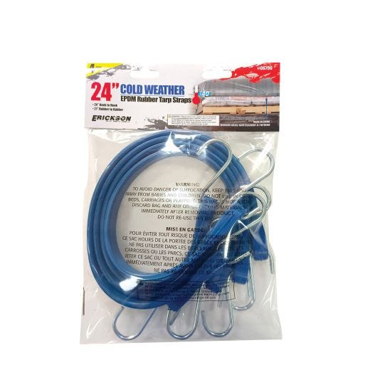Sangles de bâche EPDM 24" pour temps froid