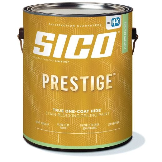 Sico Prestige Interior Flat White for Ceiling 3.78L