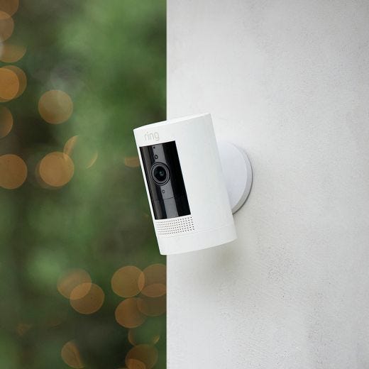 Ring Stick Up Cam Battery - White