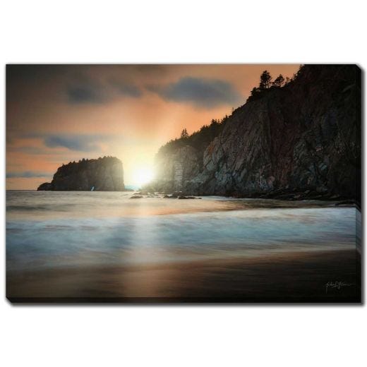 Beach High Shoreline Island 22x28