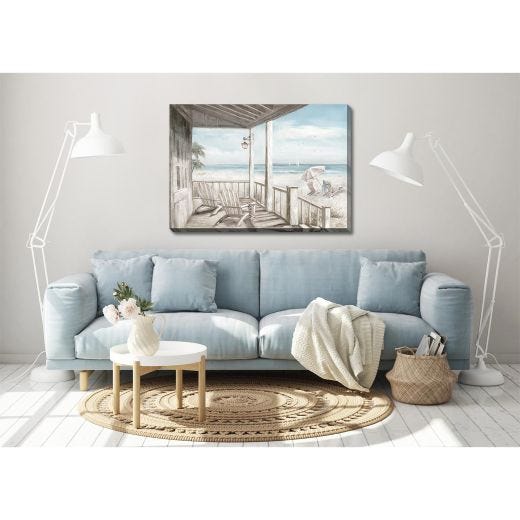 Matin à la plage 26x40