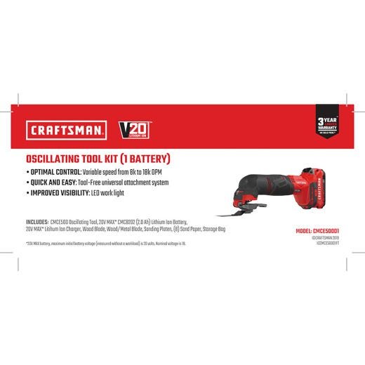 20V Max Oscillating Tool Kit
