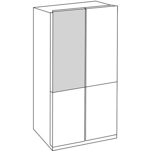 BESPOKE 4-Door Flex™ Refrigerator Panel Navy Steel