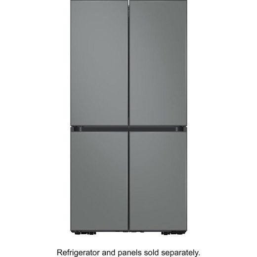 Panneau réfrigérateur BESPOKE verre gris mat