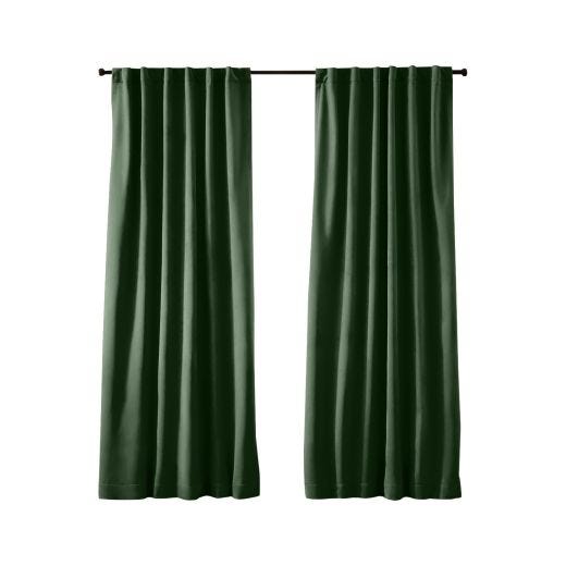 Seren Room Darkening Dual Header Curtain Panel 50 x 84