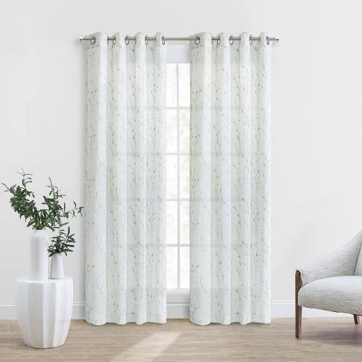 Ivy Grommet Panel 52x84 White