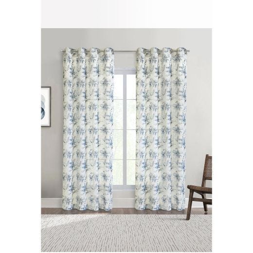 Florence Grommet Panel 52x84 Floral