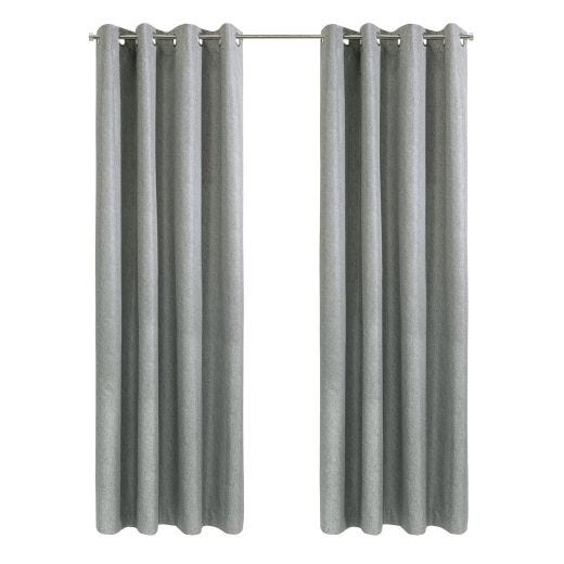 Denver Microfib TPU Blackout Grommet Panel 52x84 Taupe/Gry