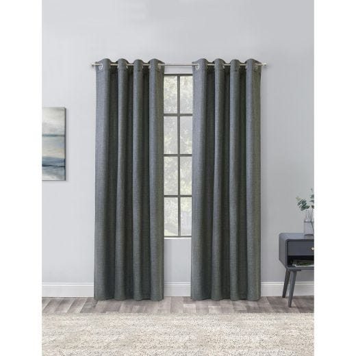 Sanders Grommet Panel 52x84 Grey
