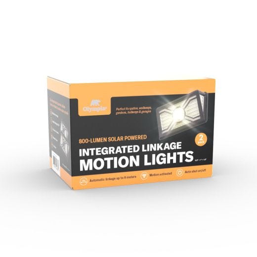 Olympia Motion Sensor Wall Light Wireless 2 Pack