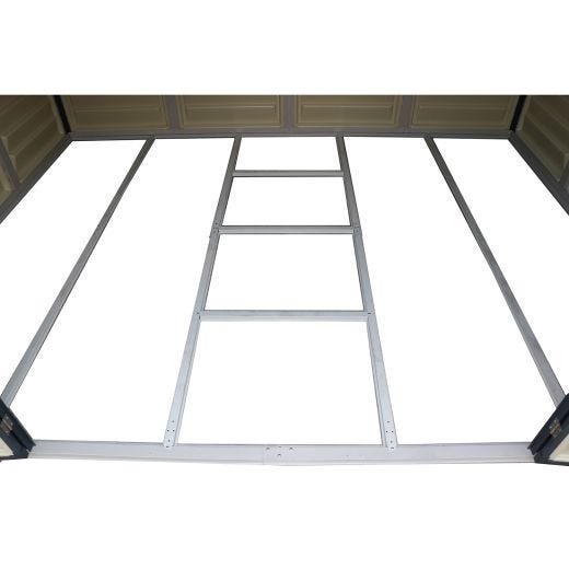Duramax Woodside Plus Grey Vinyl Shed- 10.5' x 8'
