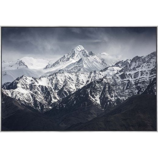 Snow Mountain With Blue Sky  24x36