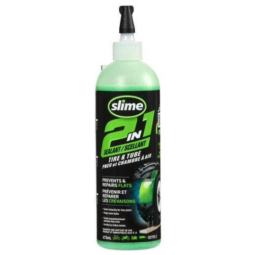 Scellant Premium Slime 2-en-1 Pneus & Tubes 473ml