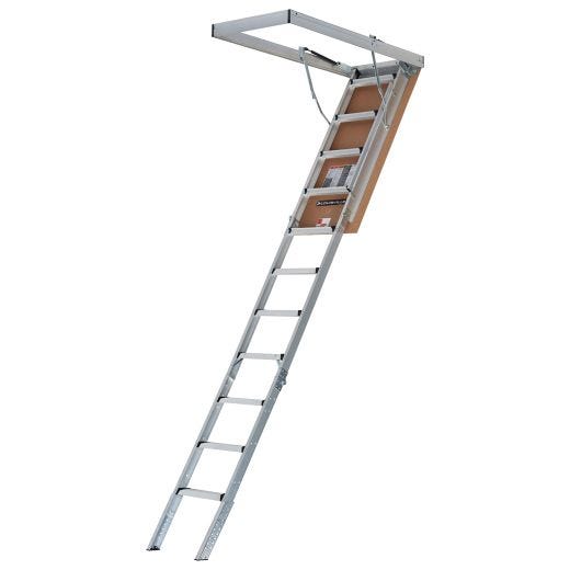 Louisville Aluminum Attic Ladder 375 lbs. Capacity