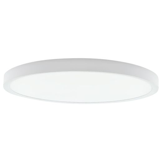 16" LED 3CCT Black Flush Mount