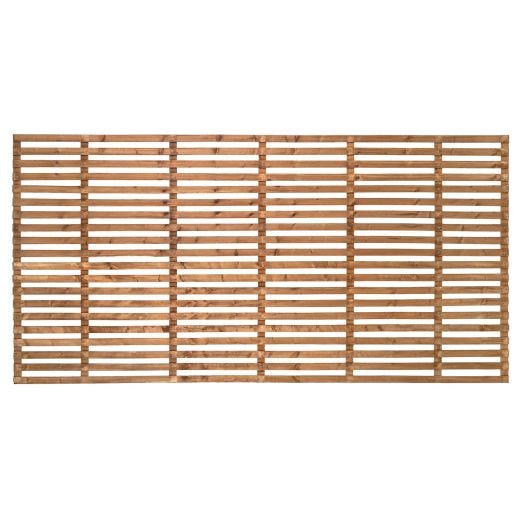 4'x 8' Modern Contemporary Brown Lattice Panel