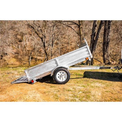 4.5' x 7.5' Single Axle Utility Galvanized Trailer Kit
