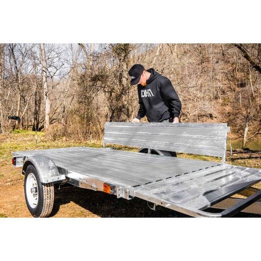 4.5' x 7.5' Single Axle Utility Galvanized Trailer Kit