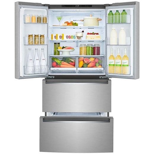 Réfrigérateur 4 portes profondeur comptoir 33"