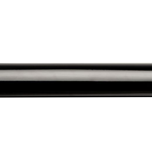 1 1/4" x 10 1/4' 18 Gauge Chain Link Top Rail – Black